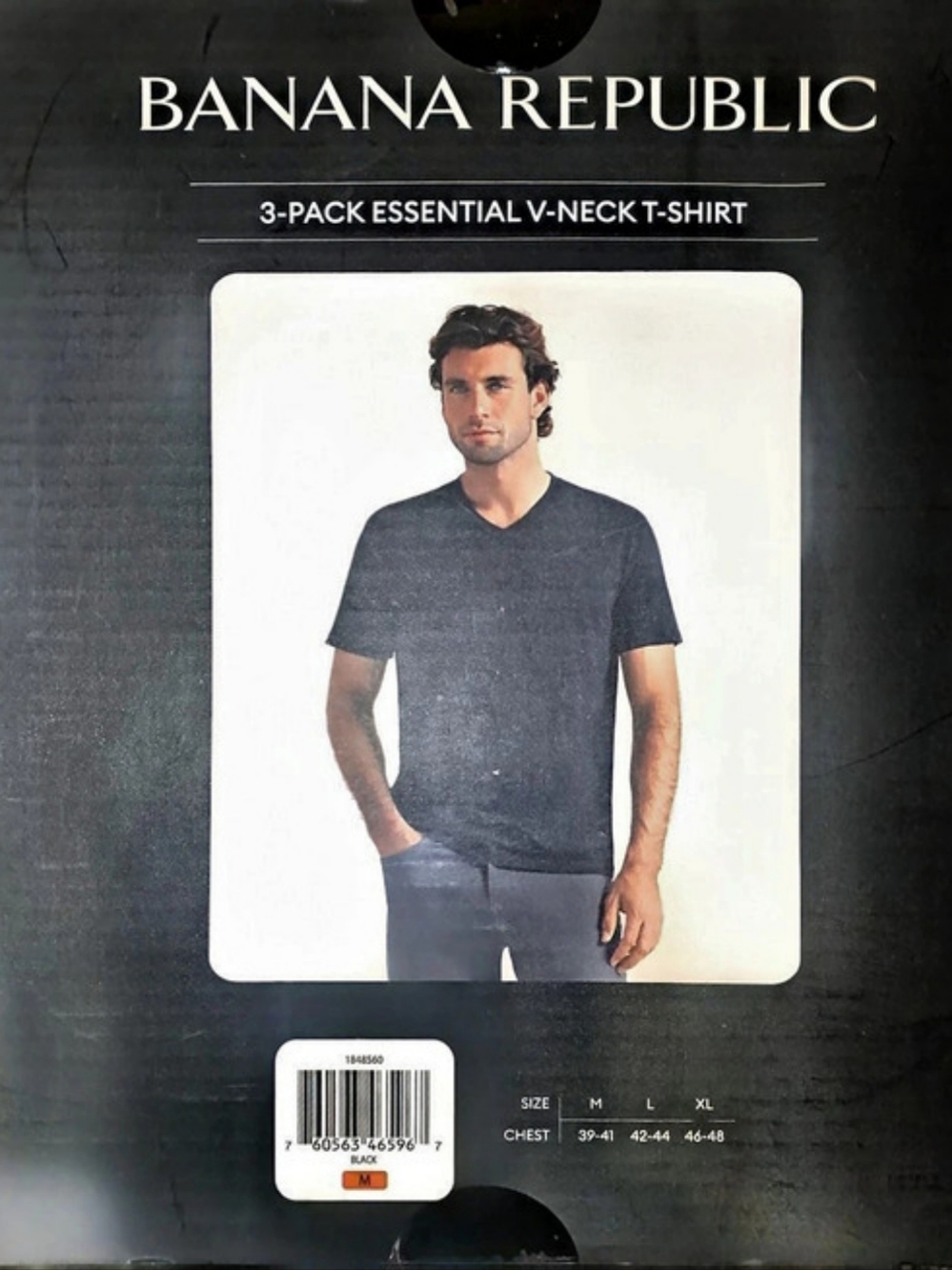 Banana Republic 3-Pack Essential V-Neck T-Shirts Size Medium